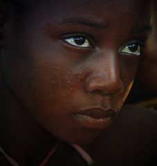 Junge Frau aus Kenia 