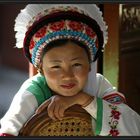 Junge Frau der Bai Minderheit nahe Dali / Yunnan