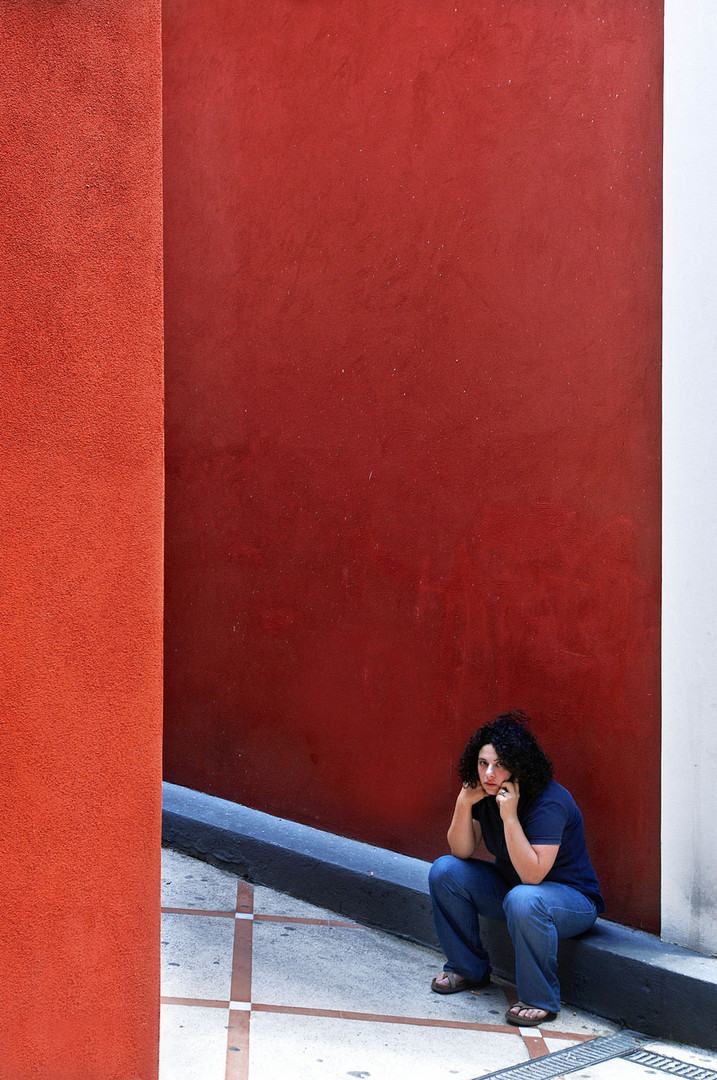 JUNGE FRAU IN POSITANO