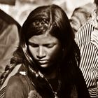 Junge Frau in Varanasi