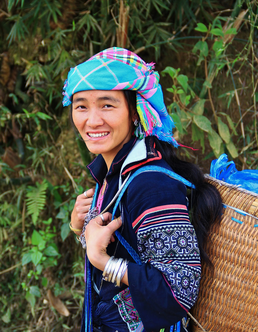 junge Hmong Händlerin