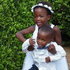 Junge Hochzeitsgäste. Südafrika