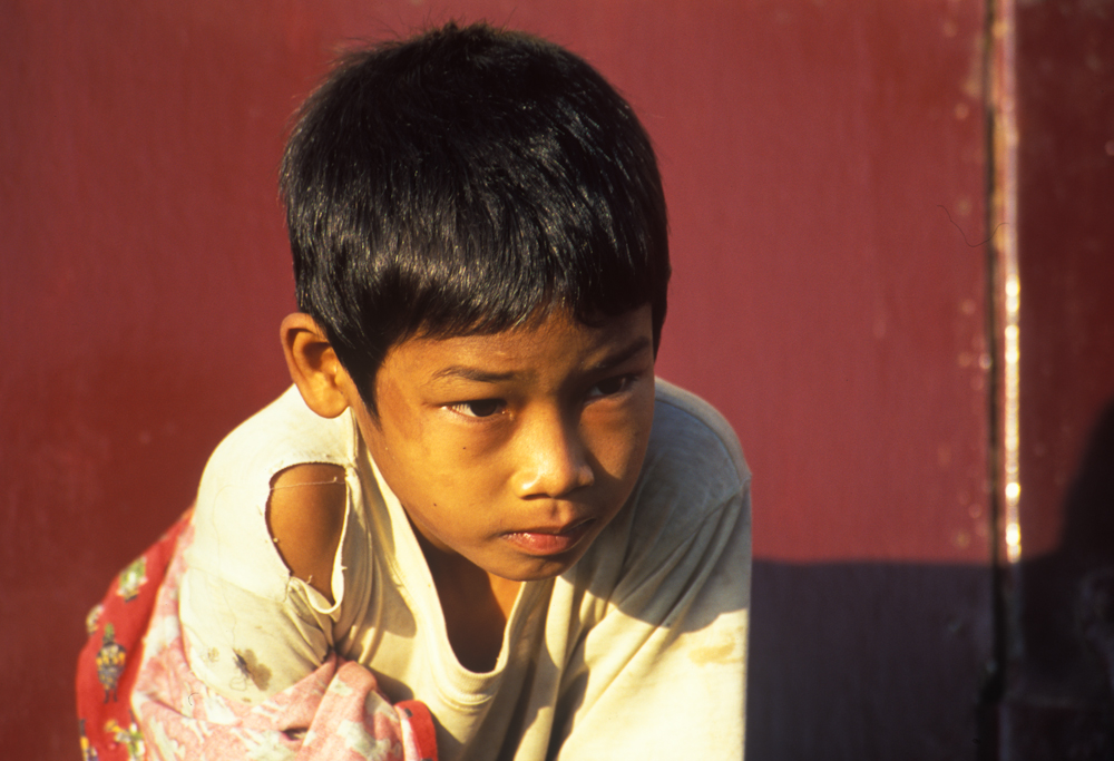 Junge in Bagan