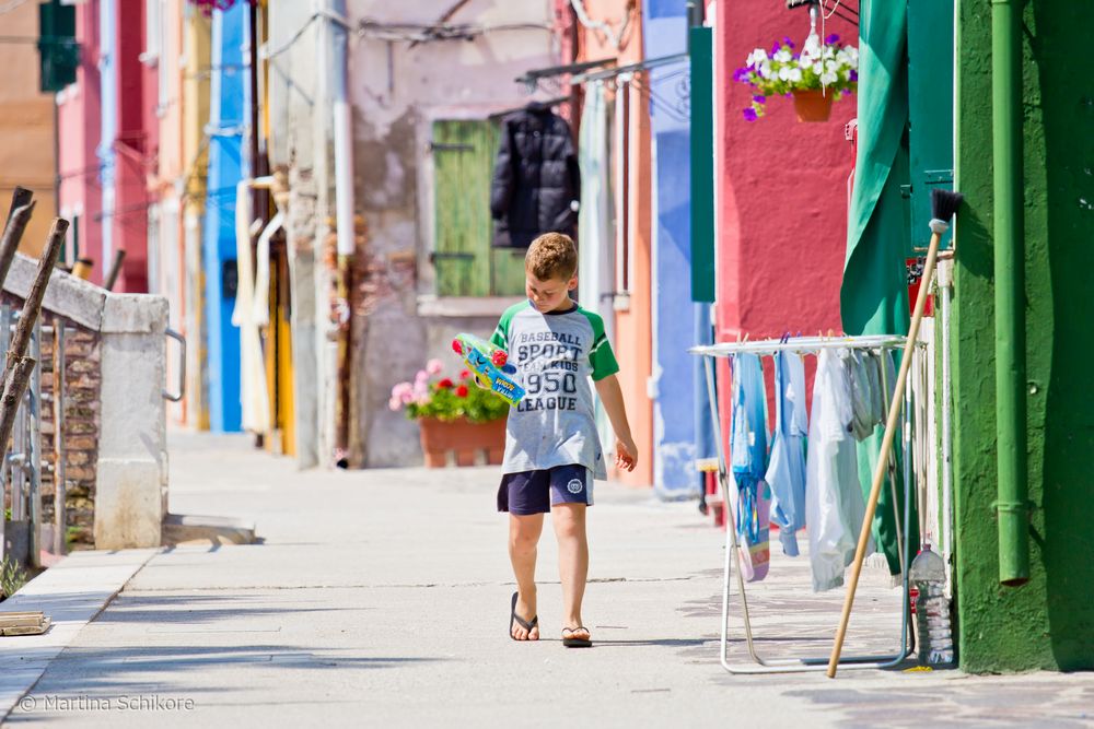 Junge in Burano