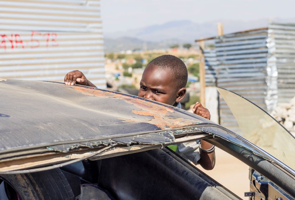 Junge in Katutura