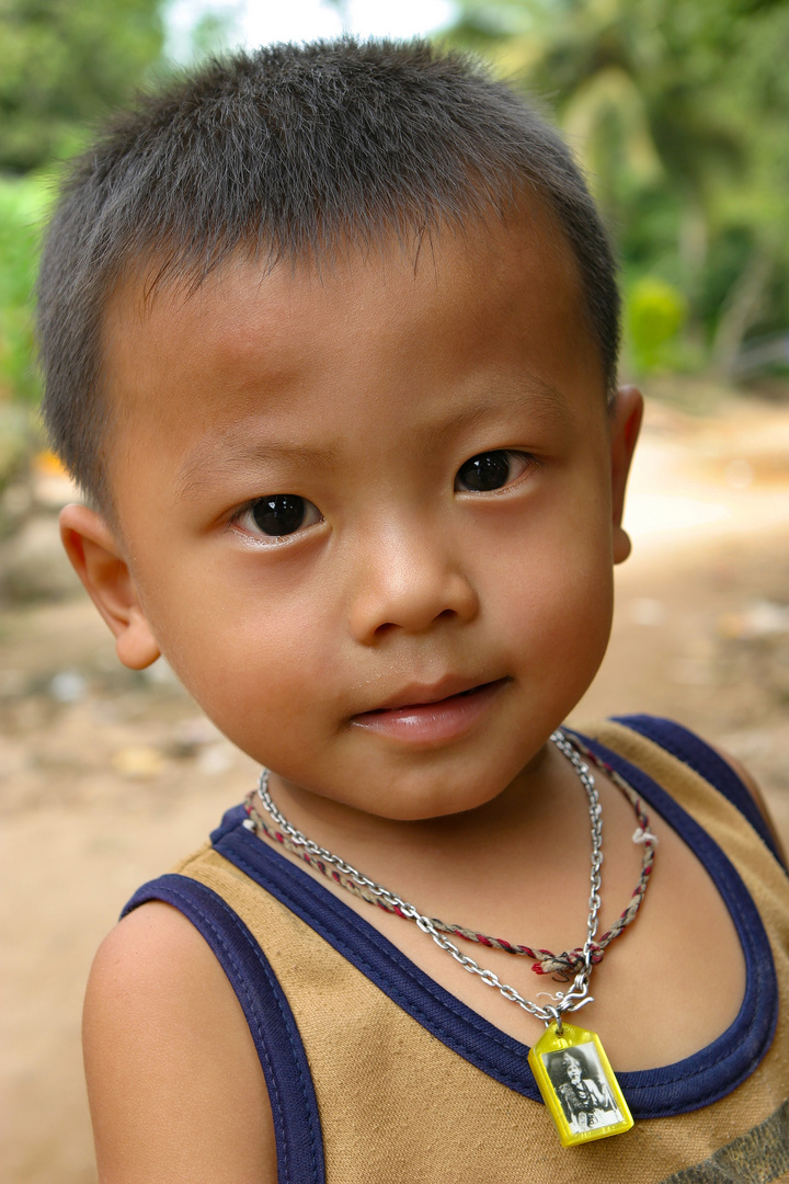 Junge in Luang Prabang