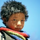 Junge in Nyalam, Himalaya, Tibet