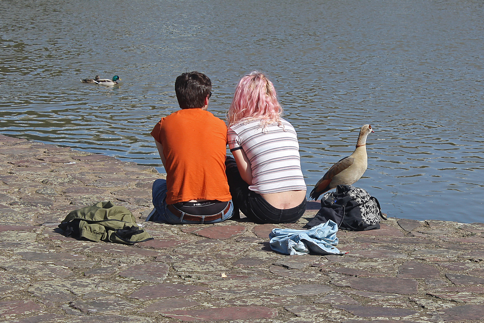 junge Leute im Frühling 