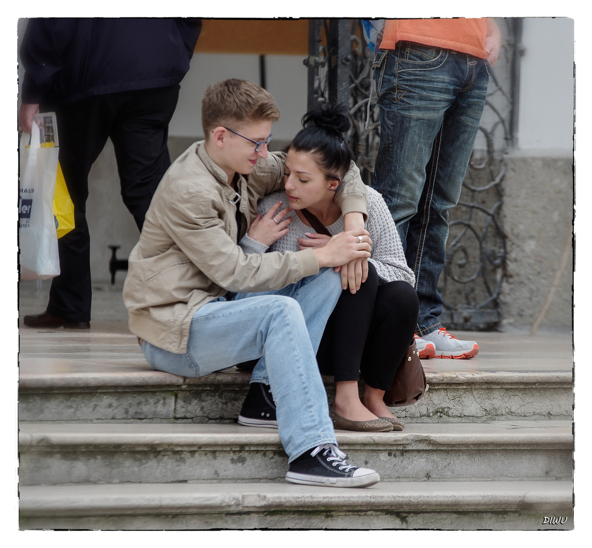 Junge Liebe Foto & Bild streetfotografie mit menschen, menschen