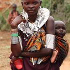 Junge Masai Frau...