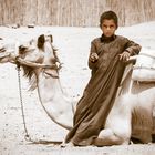 Junge mit Kamel