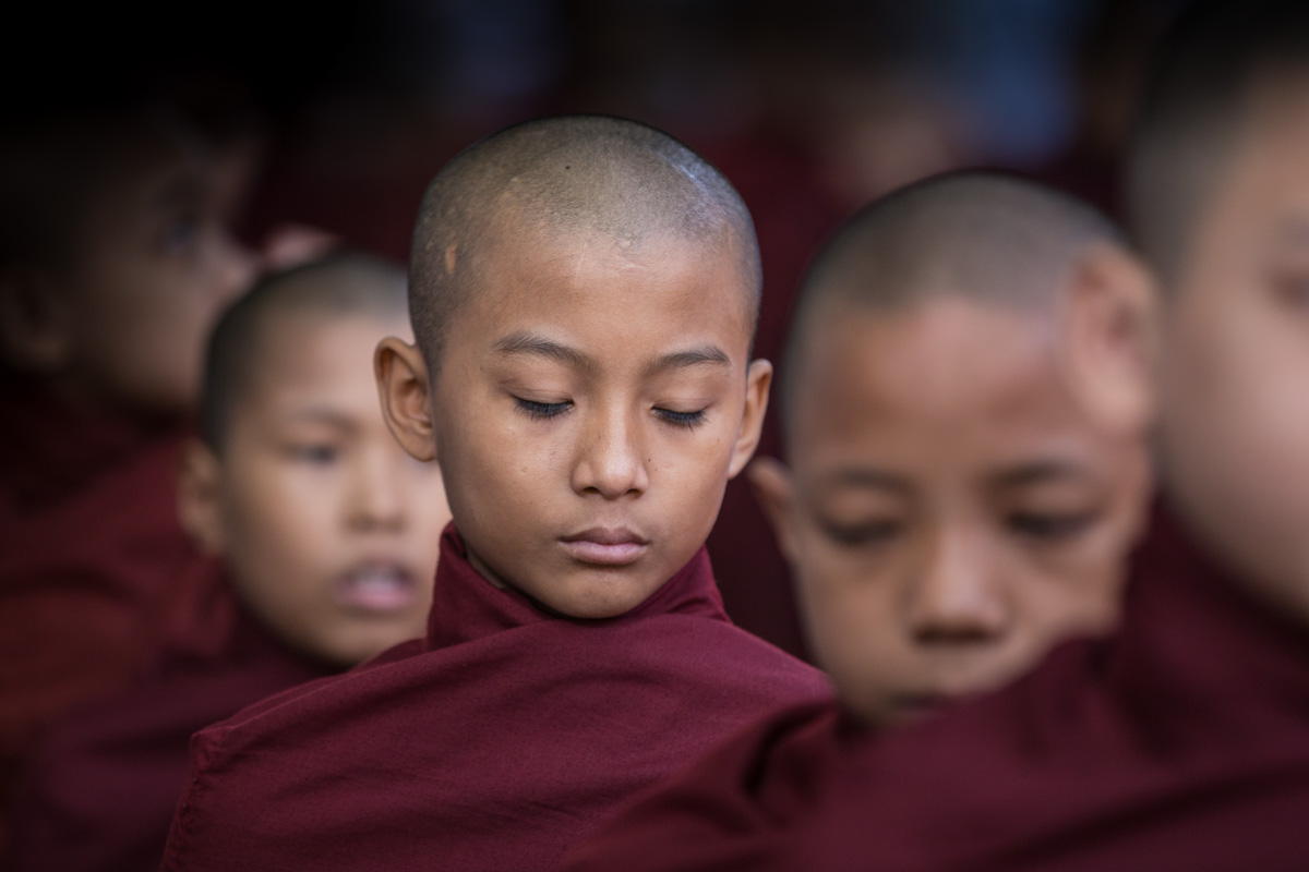 junge Mönche in Myanmar