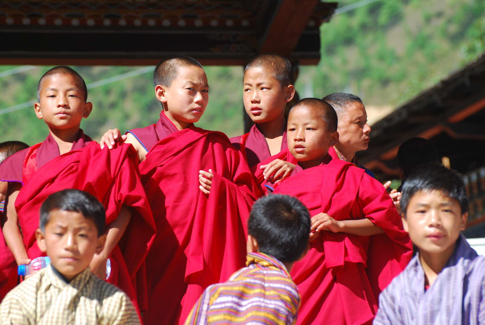 Junge Mönche in Thimpu