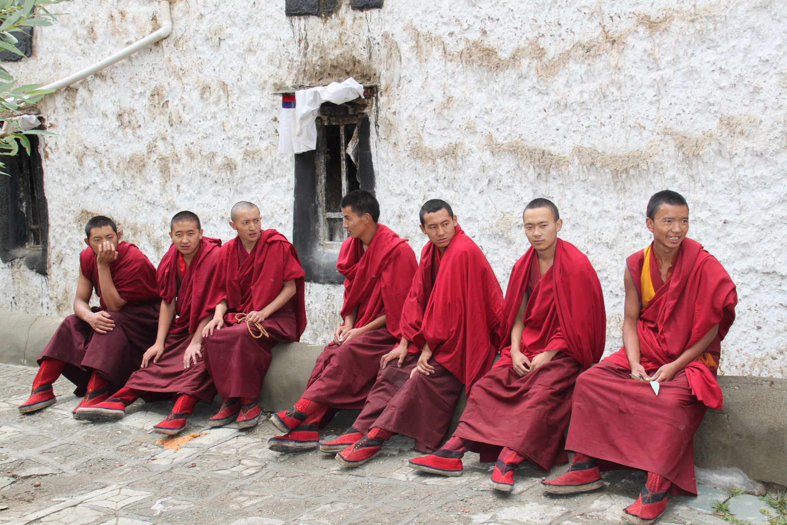 Junge Mönche in Tibet