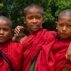Junge Novizen in Mingun bei Mandalay