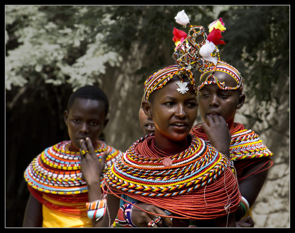 Junge Samburu Frauen