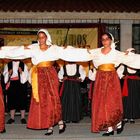 Junge Tanzgruppe aus dem Fischerort KOKKARI.Samos.Greece