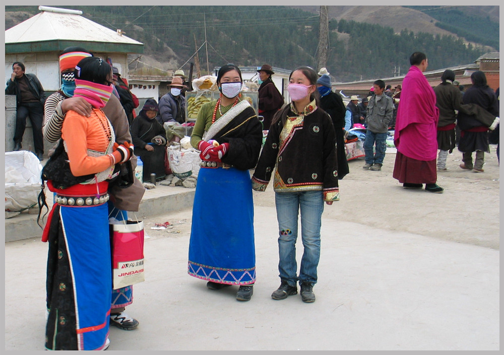Junge Tibeterinnen
