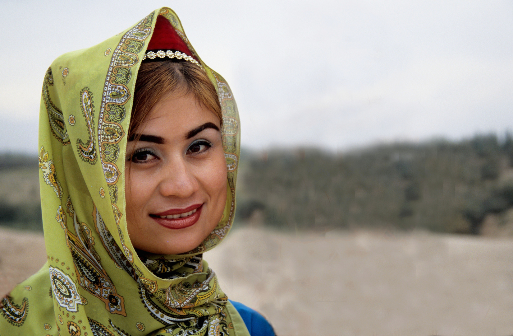 Junge Uiguren-Frau, Provinz Xinjiang, China