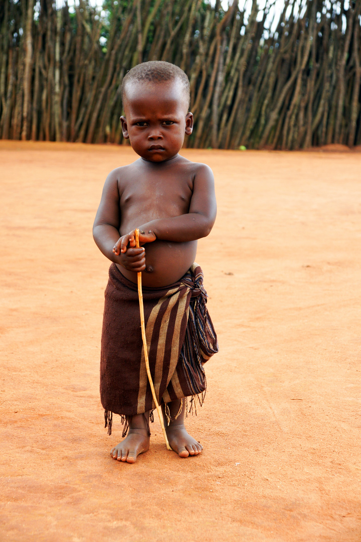 Junger afrikanischer Häuptling