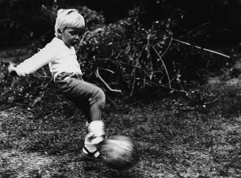 junger Fußball-Star