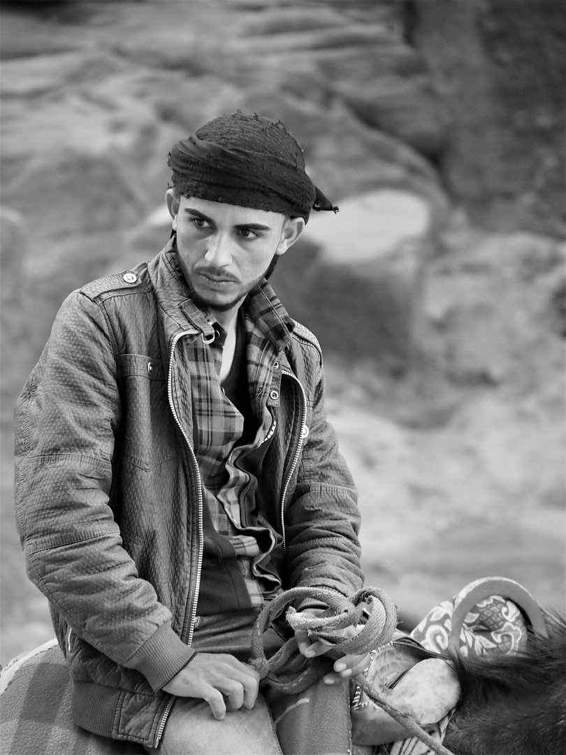 junger Mann in Petra