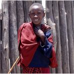 Junger Masai Ziegenhirte