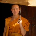 Junger Mönch - Tempel in Vientiane