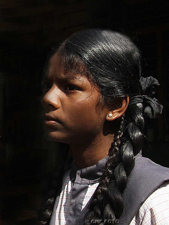  Junges Mädchen aus Südindien