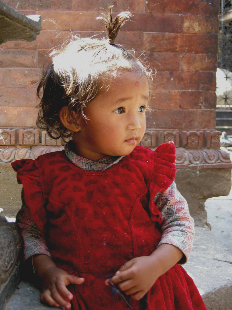 Junges Mädchen in Kathmandu