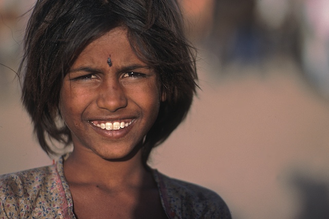 Junges Mädchen in Rajasthan ( Indien )