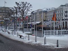 Jungfernstieg im Winter