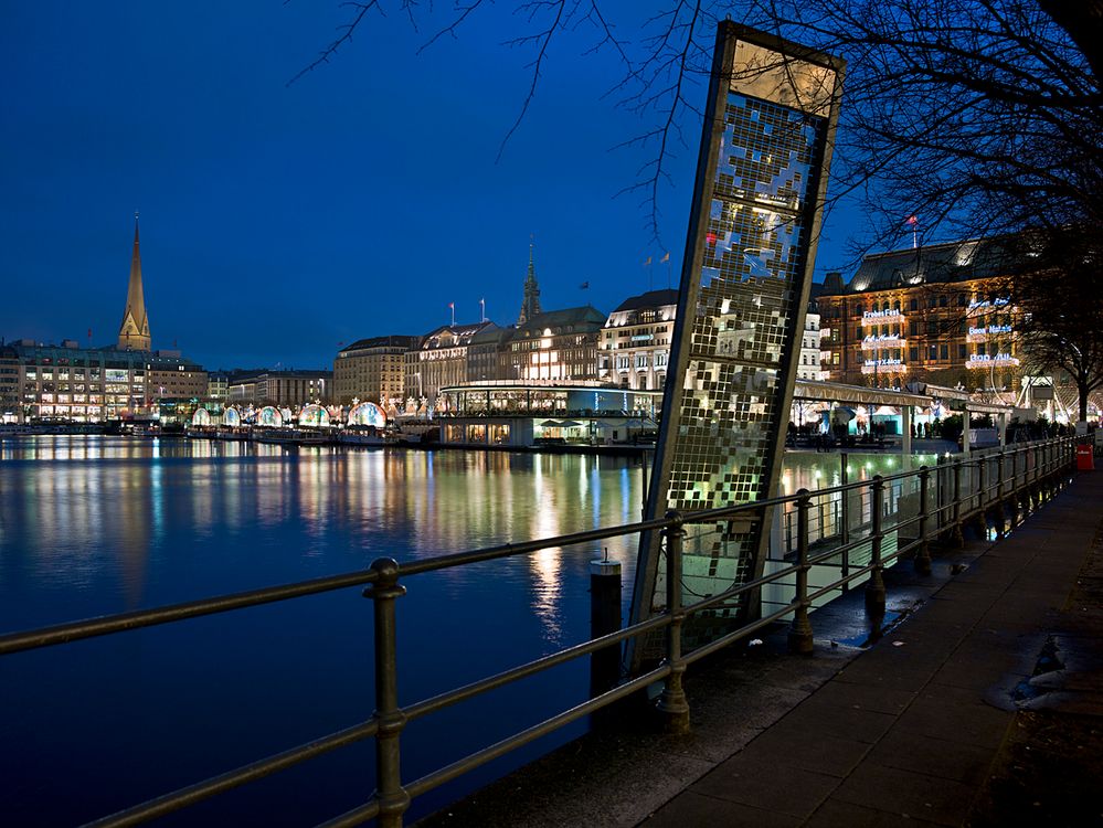 Jungfernstieg, weihnachtlich