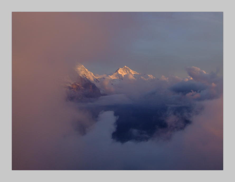 Jungfrau am Abend