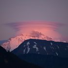 Jungfrau bei Sonnenuntergang