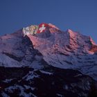 Jungfrau beleuchtet