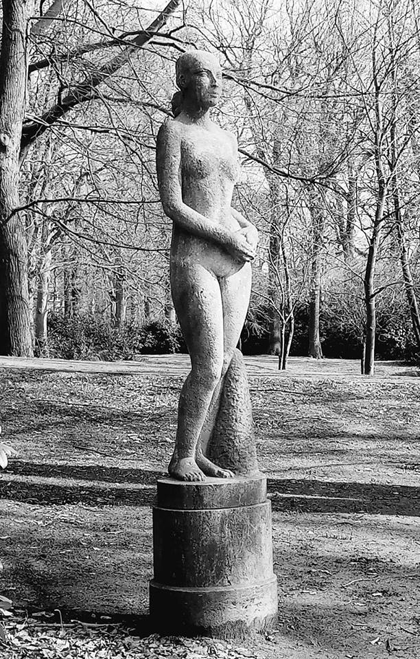 jungfrau eines Jüdischen Bildhauers Hammer Park Hamburg hat den 1933 überstanden.