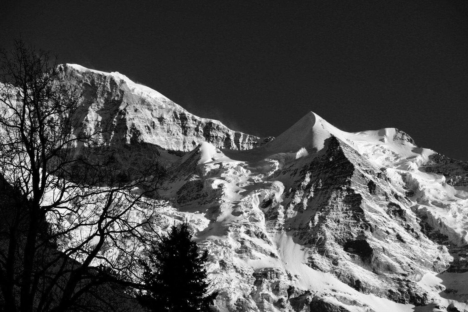 Jungfrau im Abendlicht