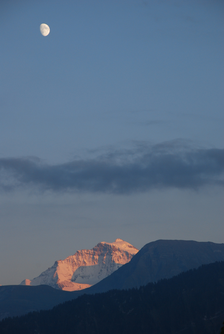 Jungfrau mit Mond