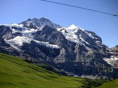 Jungfrau mit Silberhörnern von Kl. Scheidegg aus