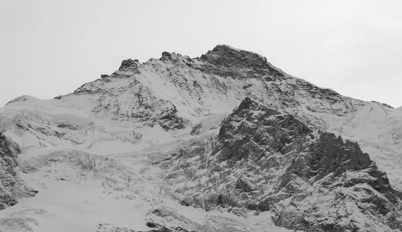 Jungfrau von der Wengernalp aus