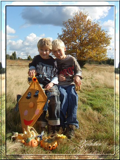 Jungs in der Heide