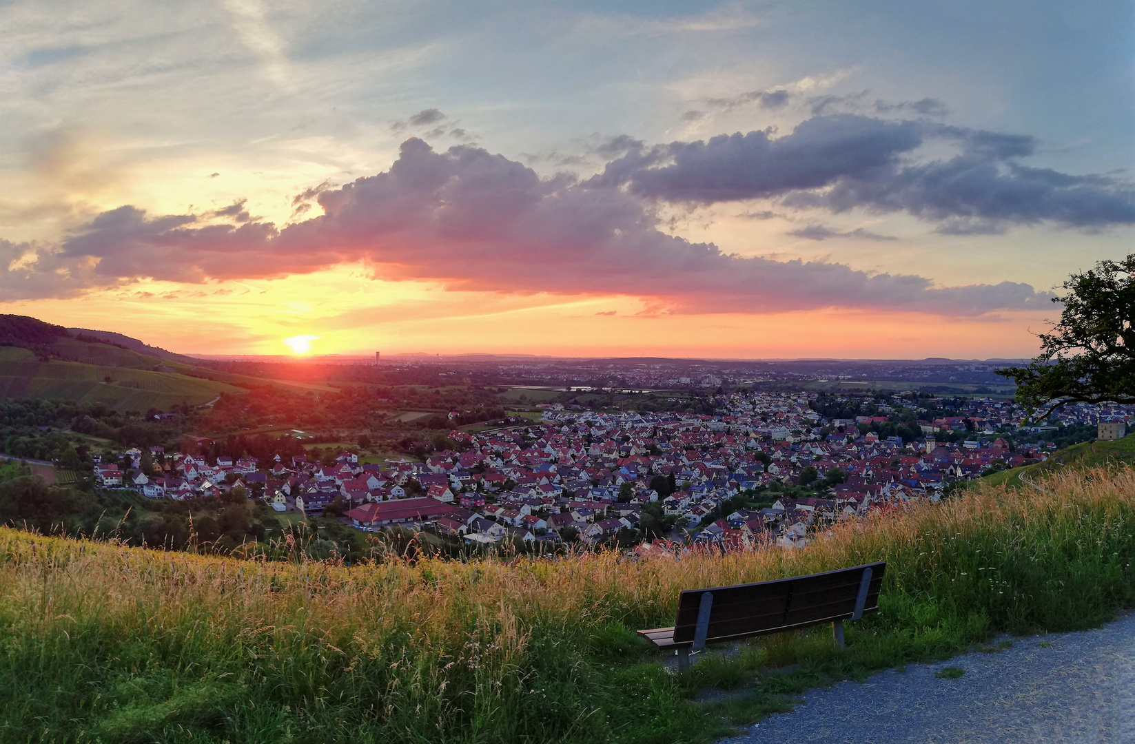 Juni Sonnenuntergang