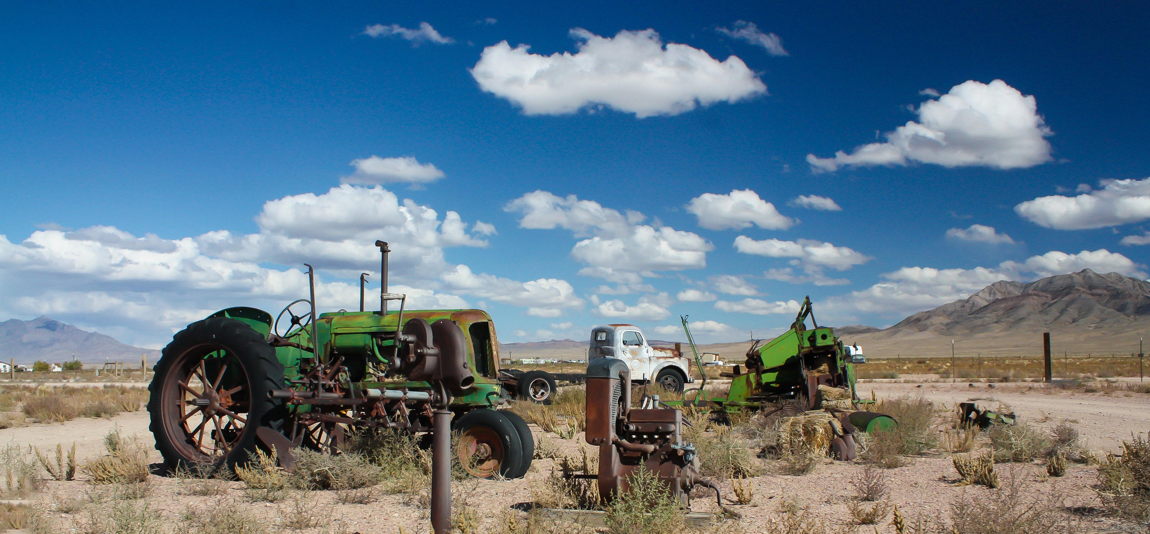 Junk in the desert