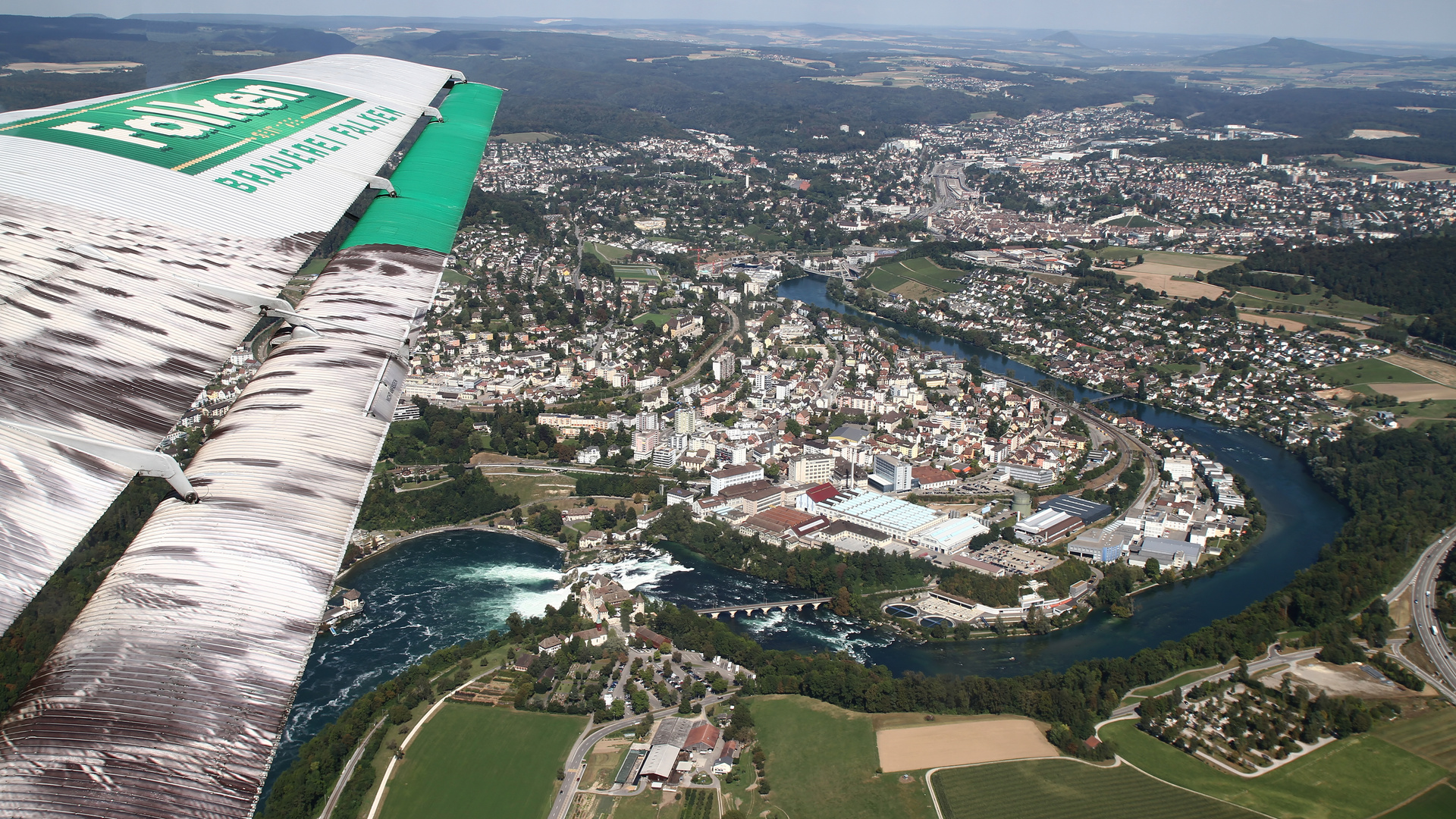 Junkers JU52/3m @ Rheinfall Schaffhausen