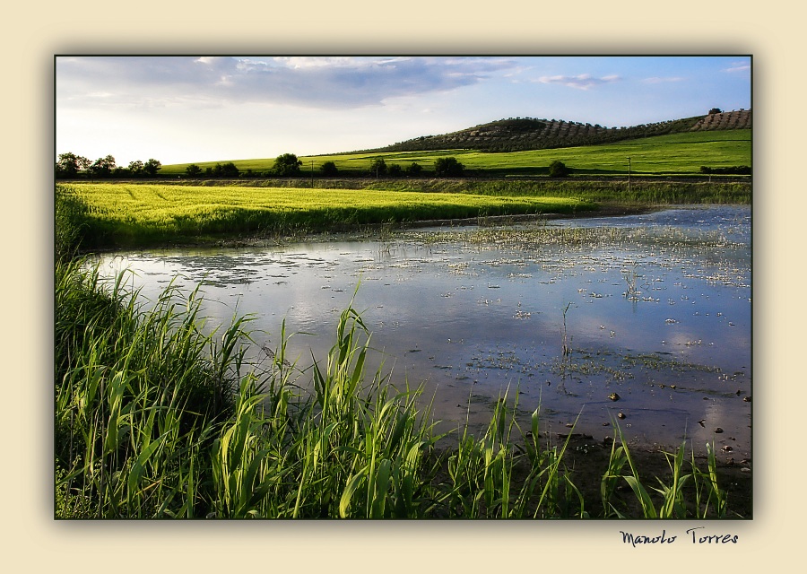 Junto a la laguna de Capacete