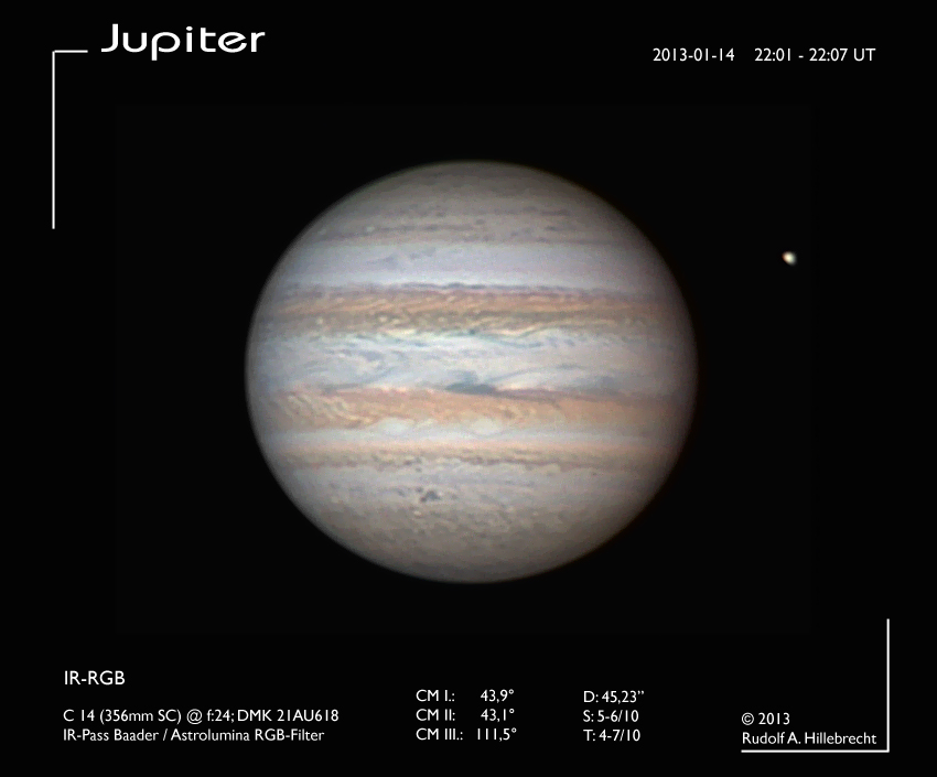 Jupiter 14. Januar 2013