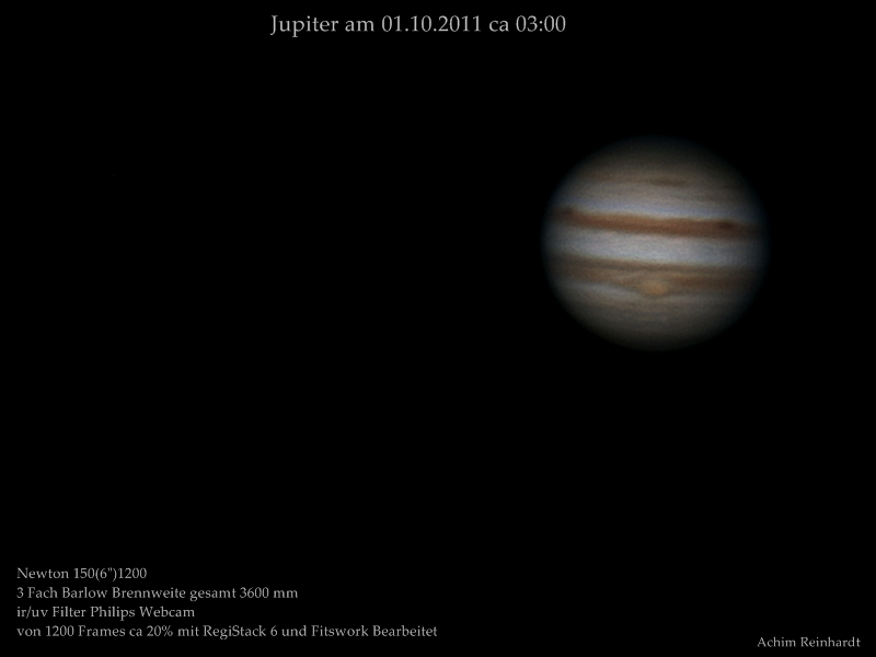 Jupiter am 01 10.2011