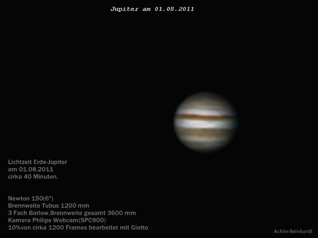 Jupiter am 01.08.2011