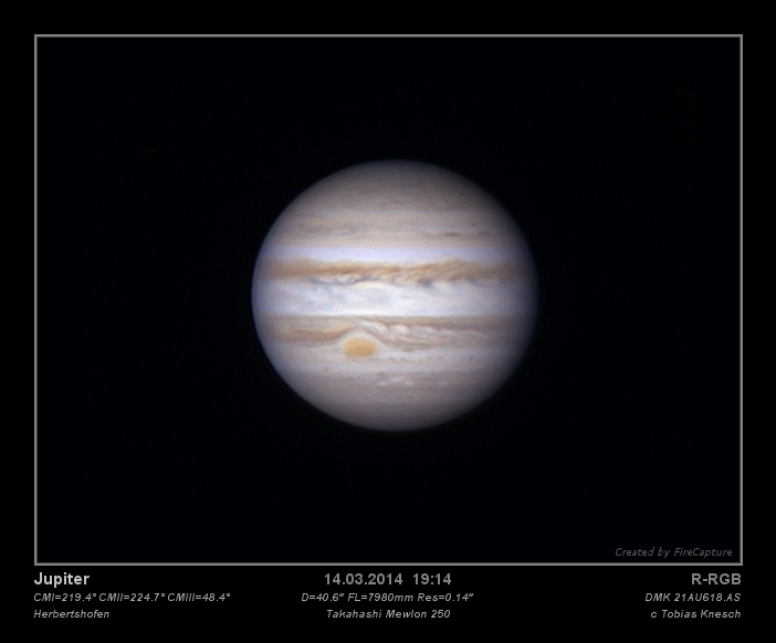 Jupiter am 14.03.2014